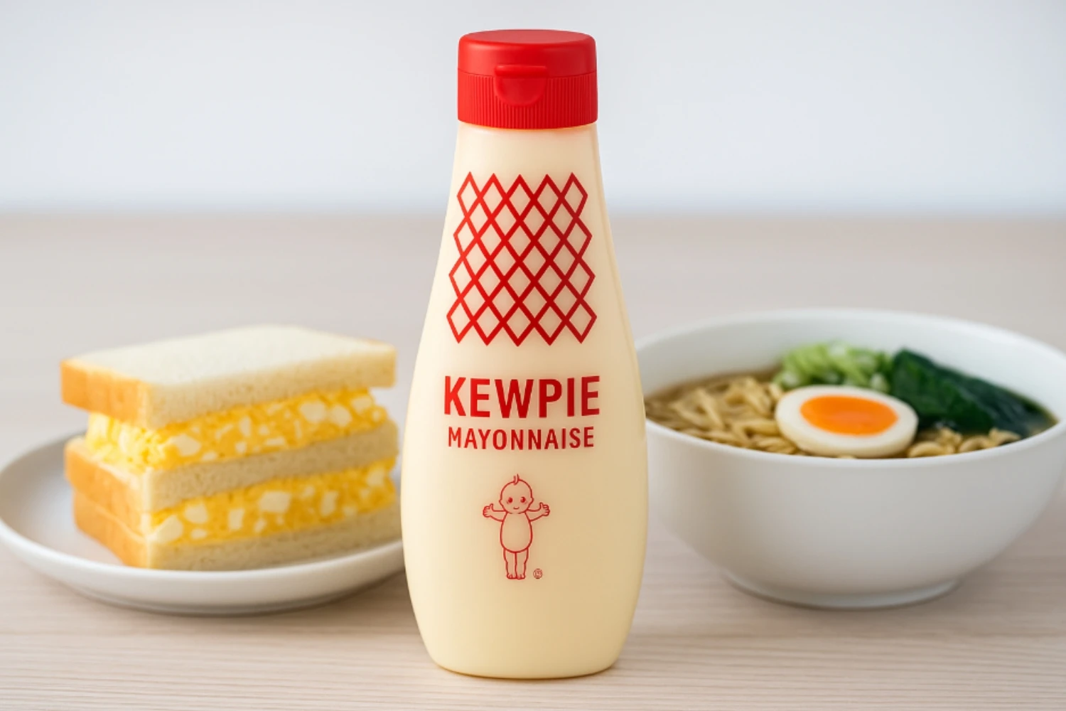 Kewpie japanska majoneza uz ramen i tamago sendvič