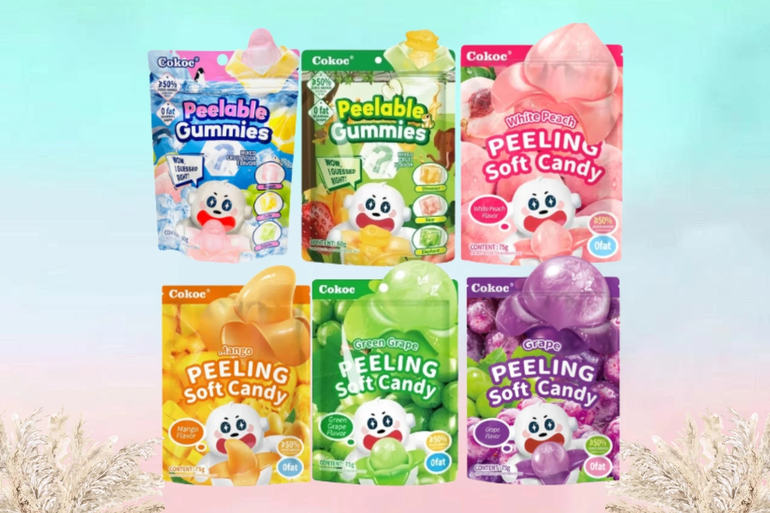 guljivi žele bomboni Cokoc peelable candy voćni snack