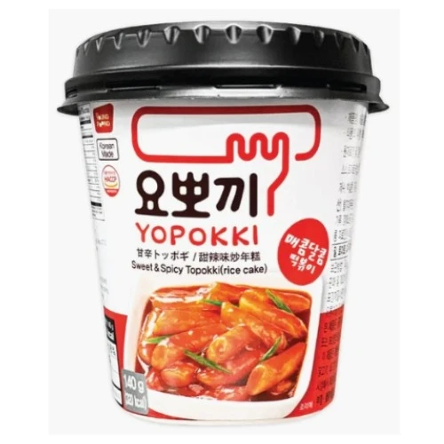 yopokki-topokki-sweet-spicy-cup-140g.jpg Topokki u čaši – slatko-ljuti Yopokki 140g