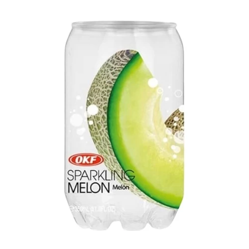 okf-gazirano-dinja-350ml.jpg OKF Gazirano Piće Dinja 350 ml, osvježavajući pjenušavi napitak s prirodnim okusom dinje, savršen za ljubitelje voćnih pića.