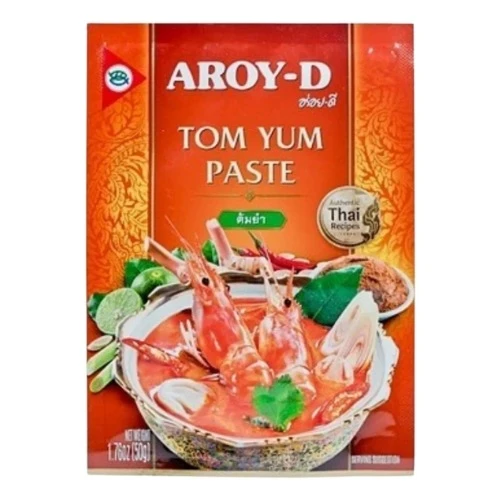tom-yum-pasta-aroy-d-50g.jpg Pakiranje Aroy-D Tom Yum paste 50g s tajlandskim začinima