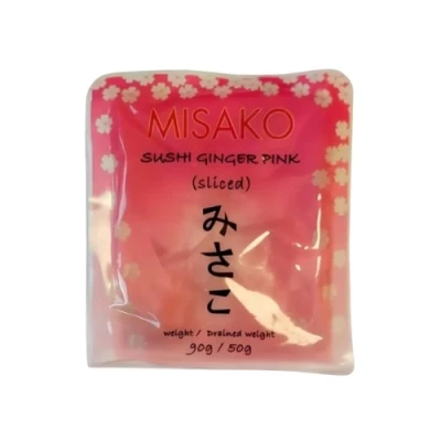 ukiseljeni ruzicasti djumbir misako 90g sushi prilog